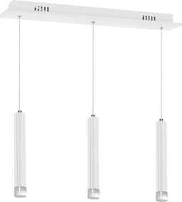MILAGRO ML189 ALBA Hengeres Függesztett Lámpa Fehér LED IP20