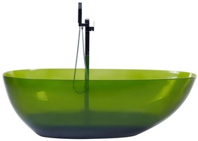Zöld szabadon álló fürdőkád 169 x 78 cm BLANCARENA Beliani