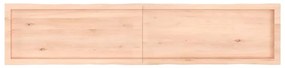 kezeletlen tömör fa asztallap 180x40x(2-6) cm