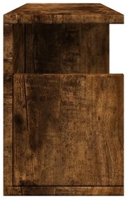 füstös tölgy színű szerelt fa faliszekrény 60 x 20 x 30 cm