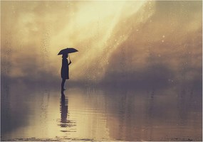 Fotótapéta Flizelin Dekoratív Hálószoba Rejtélyes jelenet 312x219