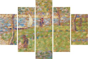 Kép - Georges Seurat, Study for "La Grande Jatte", reprodukciók (150x105 cm)