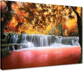 Vászonkép 40x30 Őszi vízesés