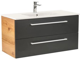 Vario Clam 100 Fürdőszoba alsó szekrény mosdóval