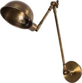 Sivani MR-657 vintage réz fém falilámpa