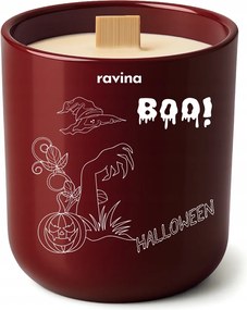 Prémium Halloween illatgyertya gyümölcsös-virágos, édes illat