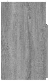 szürke sonoma színű LED-es TV-szekrény 120 x 30 x 50 cm