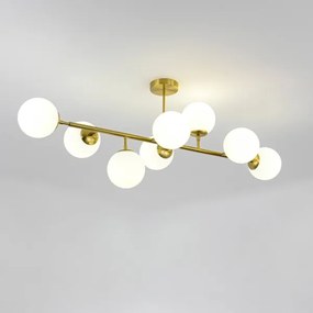 Rúdon függő csillár DORADO 8xE14/40W/230V arany