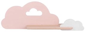 Candellux LED gyerekszoba fali lámpa polccal CLOUD LED/5W/230V rózsaszín/fehér CA0416