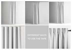 Fehér sötétítő termo függöny 140x270 cm Pleat – Restilo