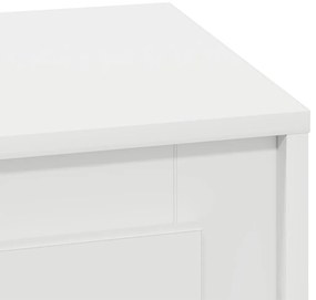 Éjjeli asztal LED világítással Fehér 44x34,5x45 cm