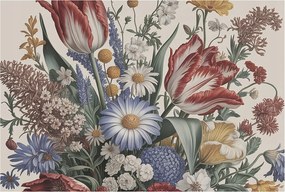 Dekoratív Fotótapéta Hálószoba Virágok Csokor 104x70 Ragasztó