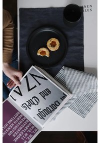 Sötétszürke len tányéralátét, 35 x 45 cm - Linen Tales