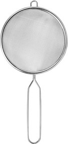 Konyhai szűrő Acél Cédrusfa szitálleválasztó fogantyúval 8 cm