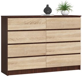 Komód Keanu III (wenge + szonoma tölgy). Akció -15%. 1069386
