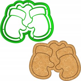 Karácsonyi Forma Mézeskalács lyukasztó Karácsonyi Kesztyű