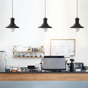 Searchlight 4301BK - FISHERMAN kábeles függeszték 1xE27/60W/230V fekete