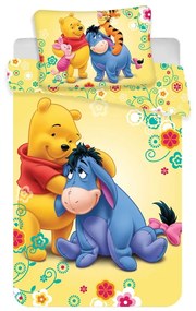 Pamut gyerek ágyneműhuzat babaágyhoz 100x135 cm Winnie-the-Pooh – Jerry Fabrics