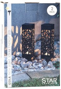 Izola 2 db kültéri napelemes LED lámpa, magasság 18 cm - Star Trading