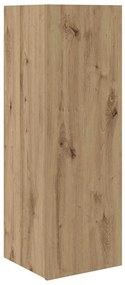 Fali TV Szekrény 4 pcs kézműves tölgy 200 x 30 x 30 cm