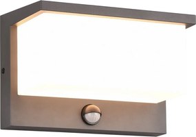 TRIO 240969142 NESTOS Fali Lámpa Mozgásérzékelővel Antracit LED IP44