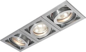 Endon XENO 52409 Beépíthető spotlámpa 3x50W/GU10 IP20