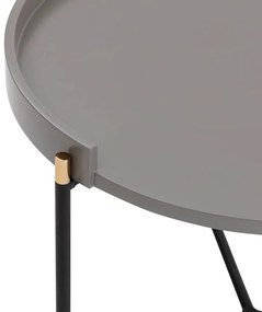 Összecsukható asztal Mandy Beige, 2 db