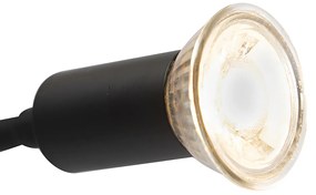 Okos fali lámpa fekete USB-vel, Wi-Fi-vel, A60 és GU10 foglalattal - Zeno