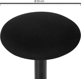 Irodai szék, ergonomikus szék, 56-81 cm magasságban állítható, fekete