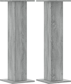 vidaXL 2 db szürke sonoma szerelt fa növénytartó állvány 30x30x95 cm