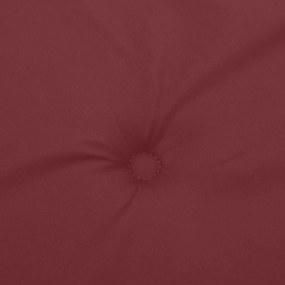 2 db melange bordó szövet kerti padpárna 200 x 50 x 7 cm