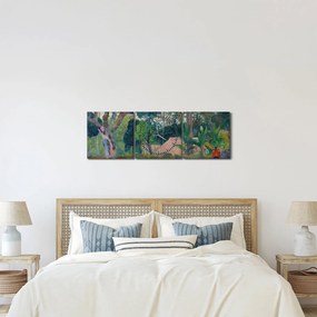 Kép - Paul Gauguin, Te raau rahi (The Big Tree), reprodukciók (órával) (90x30 cm)