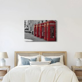 Kép - Londoni telefonfülkék (90x60 cm)