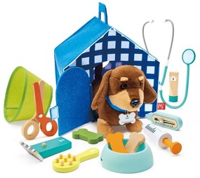 Hape Állatorvos készlet - kiskutyák gondozása