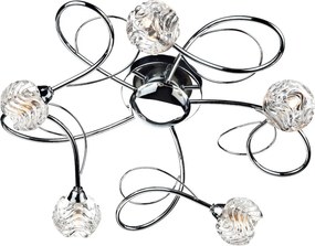 Dar Lighting ZELDA ZEL5450 Plafonlámpa 5x40W/G9 IP20