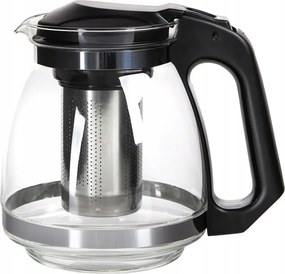 Üvegkancsó fém tea- és gyógynövényfőzővel 1,5L 1db