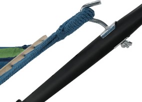 Függőágy, türkiz/kék/zöld, EVANA NEW -  Állvány nélkül