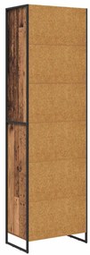 Magas szekrények 2 pcs Öreg fa 60 x 36 x 300 cm Faanyag