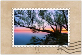 Poszterek 120x80 Sziklák Fa Tó