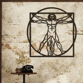 DUBLEZ | Leonardo da Vinci faképe - Vitruvius ember | Fali kép