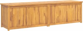 vidaXL tömör tíkfa kerti láda 200 x 50 x 55 cm