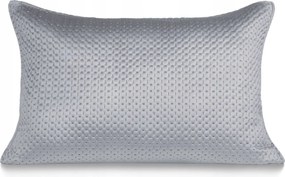 Dekoratív párnahuzat Maya 50x70 velúr steppelt szürke