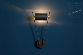 CATELLANI-SMITH VIWB FLEX Fekete Színű Fali Lámpa LED 15W IP20