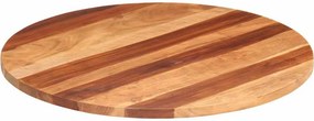 vidaXL kerek tömör akácfa asztallap 25-27 mm 80 cm