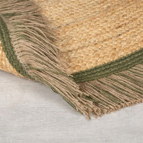 Natúr színű kerek szőnyeg ø 180 cm Kahana – Flair Rugs