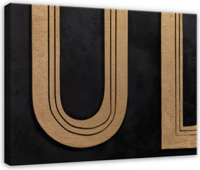 Vászonkép Absztrakt Szerkezet Art Deco A Nappali Hálószobájába 120x80