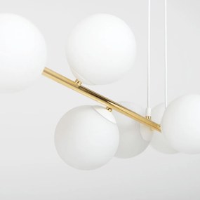 Emibig modern függeszték gravity fehér arany emi1242/6