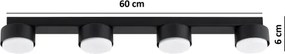 Brilagi - LED spotlámpa MONO 4xGX53/30W/230V fekete