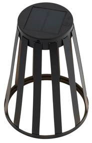 2 db kültéri asztali lámpa készlet fekete LED-del, 3 fokozatú dimmerrel, napelemes és újratölthető - Penny