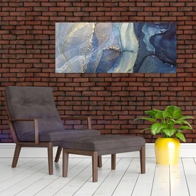 Kép - Absztrakció alkoholos tintával (120x50 cm)